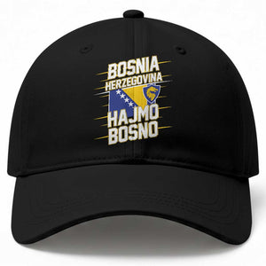 Lets Go Bosnia Herzegovina Hajmo Bosno Dragon Shield Baseball Cap Soccer Team Pride Football Fan Heritage