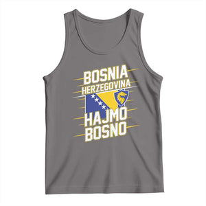 Lets Go Bosnia Herzegovina Hajmo Bosno Dragon Shield Tank Top Soccer Team Pride Football Fan Heritage