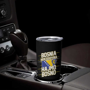 Lets Go Bosnia Herzegovina Hajmo Bosno Dragon Shield Tumbler Cup Soccer Team Pride Football Fan Heritage