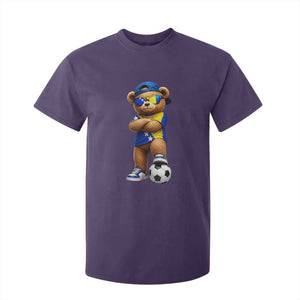Cool Bosnia Herzegovina Flag Teddy Bear Soccer Fan T Shirt For Kid BIH Bosnian Heritage Football Lovers