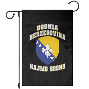 Hajmo Bosno Lets Go Bosnia Herzegovina Flag Garden Flag Golden Lily Soccer Football Fan Athletic Graphic