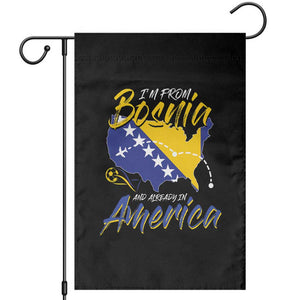 From Bosnia and Already in America Garden Flag Bosnian Soccer Fan Travel Bosnia Herzegovina Pride