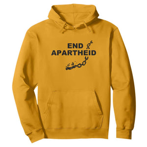 End Apartheid Human Rights Hoodie Broken Chain Social Justice Activist