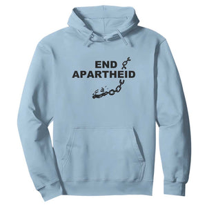 End Apartheid Human Rights Hoodie Broken Chain Social Justice Activist