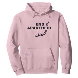 End Apartheid Human Rights Hoodie Broken Chain Social Justice Activist
