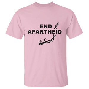 End Apartheid Human Rights T Shirt Broken Chain Social Justice Activist