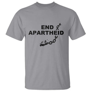 End Apartheid Human Rights T Shirt Broken Chain Social Justice Activist