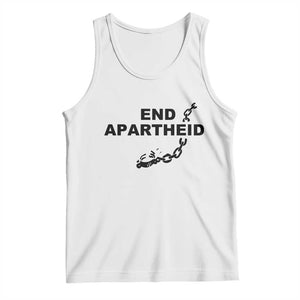 End Apartheid Human Rights Tank Top Broken Chain Social Justice Activist
