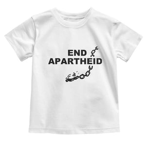 End Apartheid Human Rights Toddler T Shirt Broken Chain Social Justice Activist