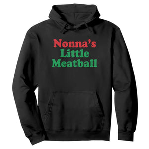 Nonna's Little Meatball Hoodie Funny Italian Family Baby Humor TS02 Black Print Your Wear