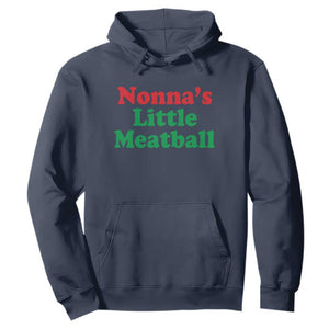 Nonna's Little Meatball Hoodie Funny Italian Family Baby Humor TS02 Navy Print Your Wear