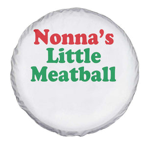 Nonna's Little Meatball Spare Tire Cover Funny Italian Family Baby Humor TS02 Print Your Wear