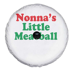 Nonna's Little Meatball Spare Tire Cover Funny Italian Family Baby Humor TS02 Print Your Wear