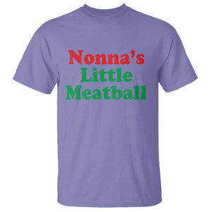Nonna's Little Meatball T Shirt Funny Italian Family Baby Humor TS02 Violet Print Your Wear