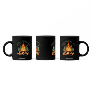 Fires Friends Fun Camping Crew Coffee Mug Cozy Campfire Adventure Outdoor Lovers TS02 Print Your Wear