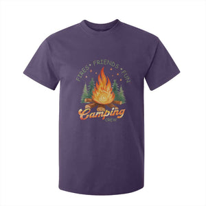 Fires Friends Fun Camping Crew T Shirt For Kid Cozy Campfire Adventure Outdoor Lovers TS02 Purple Print Your Wear