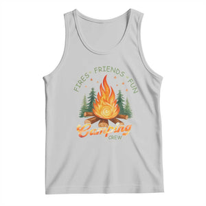 Fires Friends Fun Camping Crew Tank Top Cozy Campfire Adventure Outdoor Lovers TS02 Ash Print Your Wear