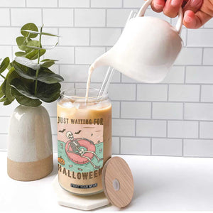 Spooky Summer Skeleton Glass Can Just Waiting For Halloween Summer Pool Party TS02 Print Your Wear