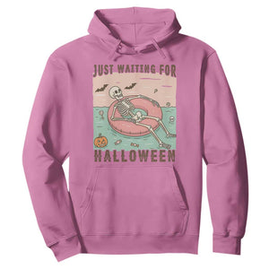 Spooky Summer Skeleton Hoodie Just Waiting For Halloween Summer Pool Party TS02 Azalea Print Your Wear