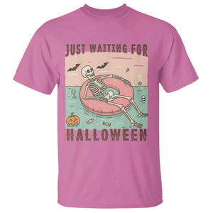 Spooky Summer Skeleton T Shirt Just Waiting For Halloween Summer Pool Party TS02 Azalea Print Your Wear