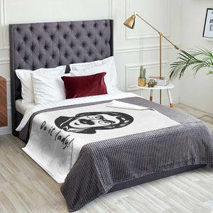 Funny Do It Lady Throw Blanket Mustache Guy Meme Parody TS02 Print Your Wear