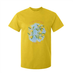 Portofino Italy Lemons T Shirt For Kid Vintage Coastal Europe Travel Summer Vibe Aesthetic TS02 Daisy Print Your Wear