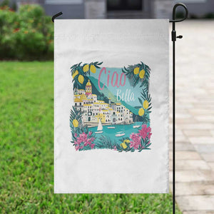Ciao Bella Italy Amalfi Coast Garden Flag Lemons and Florals Nostalgic Village TS02 Print Your Wear