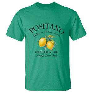 Positano Lemons T Shirt Fresh from the Amalfi Coast Italian Fruit TS02 Irish Green Print Your Wear