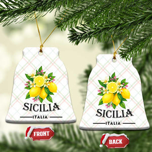 Sicilia Italia Fresh Lemon Ceramic Ornament Italian Sicilians Floral Citrus from Southern Italy TS02 Print Your Wear