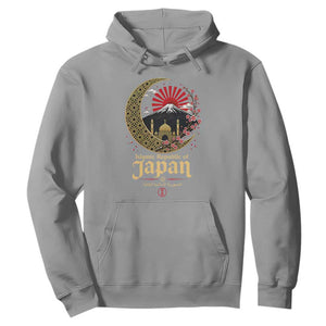 Islamic Republic of Japan Aesthetic Graphic Hoodie Mount Fuji Mosque Cultural Fusion