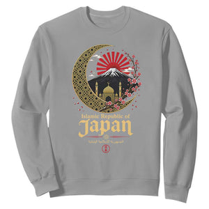 Islamic Republic of Japan Aesthetic Graphic Sweatshirt Mount Fuji Mosque Cultural Fusion