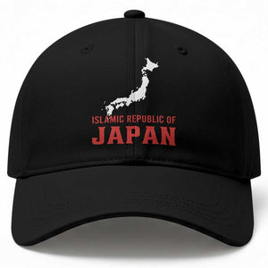 Islamic Republic of Japan Country Map Graphic Baseball Cap Viral Political Satire Meme