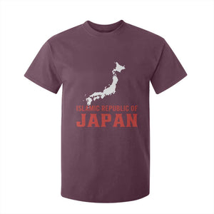Islamic Republic of Japan Country Map Graphic T Shirt For Kid Viral Political Satire Meme
