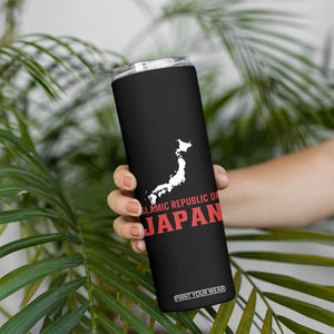 Islamic Republic of Japan Country Map Graphic Skinny Tumbler Viral Political Satire Meme TS02 Print Your Wear