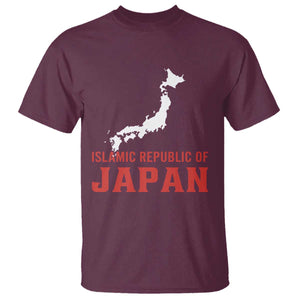 Islamic Republic of Japan Country Map Graphic T Shirt Viral Political Satire Meme