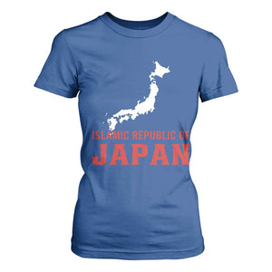 Islamic Republic of Japan Country Map Graphic T Shirt For Women Viral Political Satire Meme