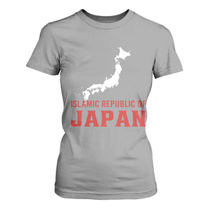 Islamic Republic of Japan Country Map Graphic T Shirt For Women Viral Political Satire Meme