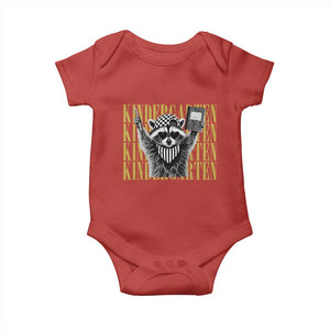 Cool Kindergarten Raccoon Back to School Baby Onesie First Day of School Funny Kids Gift