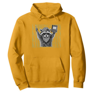 Cool Kindergarten Raccoon Back to School Hoodie First Day of School Funny Kids Gift
