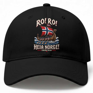 Funny Heia Norge Soccer Viking Row Baseball Cap Ro Ro Norway Football Fans Norwegian Pride TS02 Print Your Wear