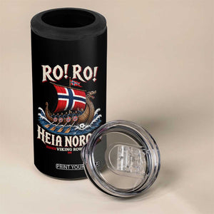 Funny Heia Norge Soccer Viking Row 4 in 1 Can Cooler Tumbler Ro Ro Norway Football Fans Norwegian Pride TS02 Print Your Wear