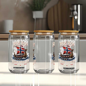 Funny Heia Norge Soccer Viking Row Glass Can Ro Ro Norway Football Fans Norwegian Pride TS02 Print Your Wear