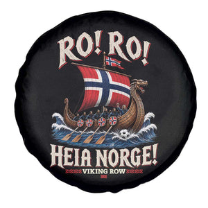 Funny Heia Norge Soccer Viking Row Spare Tire Cover Ro Ro Norway Football Fans Norwegian Pride TS02 Print Your Wear