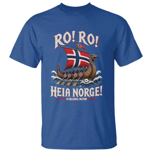 Funny Heia Norge Soccer Viking Row T Shirt Ro Ro Norway Football Fans Norwegian Pride TS02 Royal Blue Print Your Wear