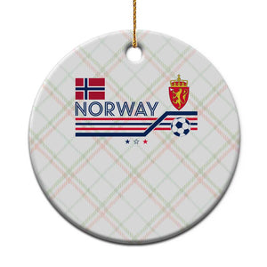 Classic Norway Football Emblem Graphic Ceramic Ornament Retro Norwegian Flag Coat of Arms Norge Soccer Fans TS02 1pc Christmas Plaid Print Your Wear
