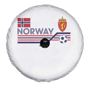Classic Norway Football Emblem Graphic Spare Tire Cover Retro Norwegian Flag Coat of Arms Norge Soccer Fans TS02 Print Your Wear