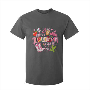 She is a Teacher I Can Tell School Aesthetic T Shirt For Kid Retro Groovy Western Cowgirl Texas