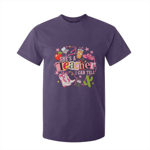 She is a Teacher I Can Tell School Aesthetic T Shirt For Kid Retro Groovy Western Cowgirl Texas