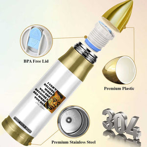 Inspiring James Baldwin Civil Rights Quote Portrait Bullet Tumbler I Cant Believe What You Say Because I See What You Do
