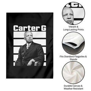 Inspiring Father of Black History Icon Portrait Garden Flag Carter G Civil Rights Legacy Supporter